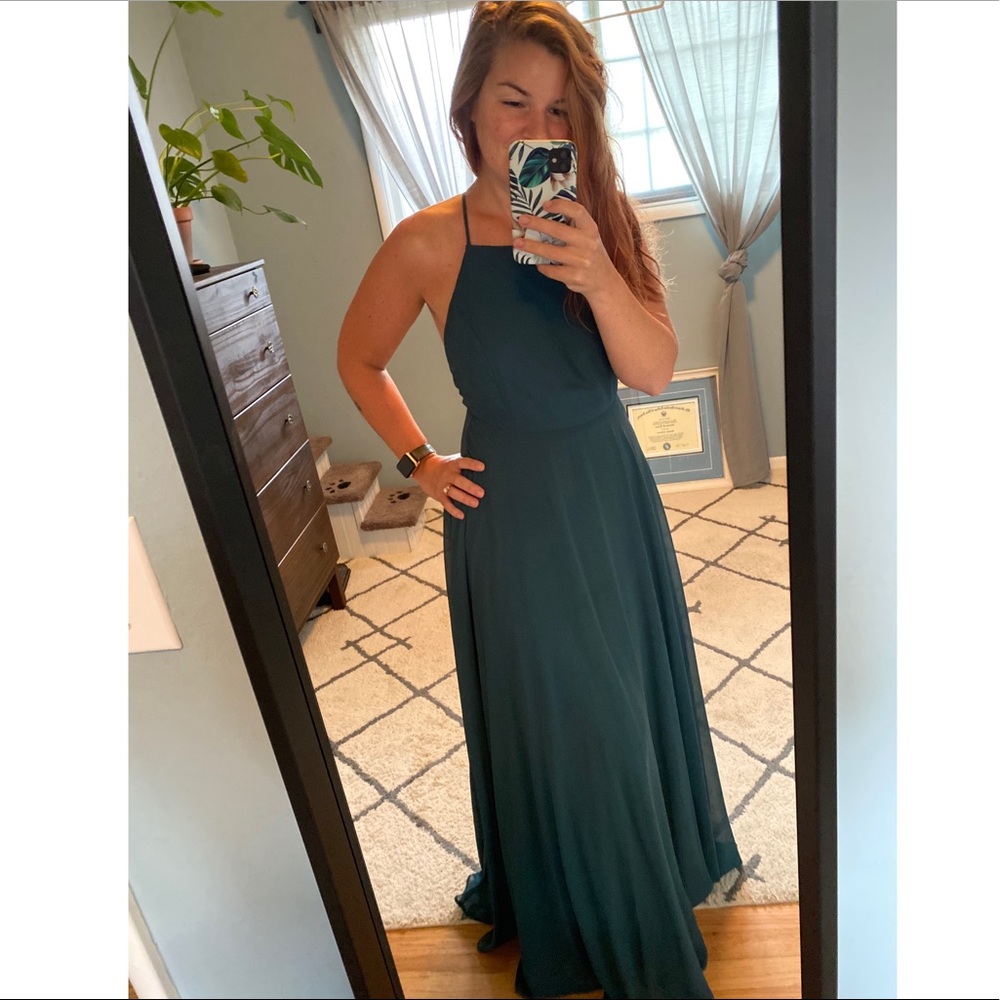 Mythical Kind of Love Dark Green Maxi Dress - Picture 5 of 5